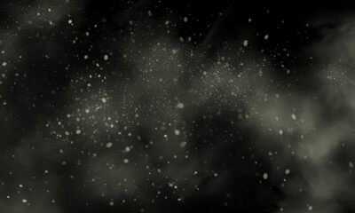 Junglewood color smoke on black background