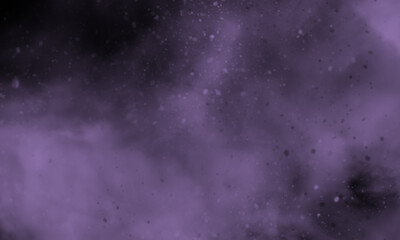 Lavender color smoke on black background