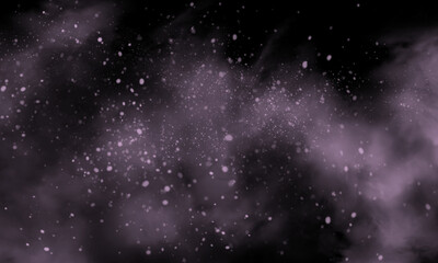 Obraz premium Lilac color smoke on black background