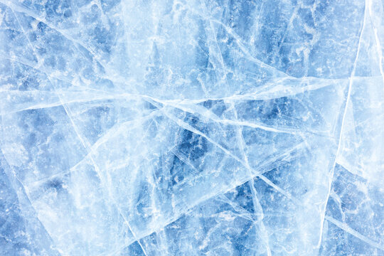 Blue background of Ice texture