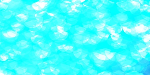 Fototapeta na wymiar Light BLUE vector background with spots.