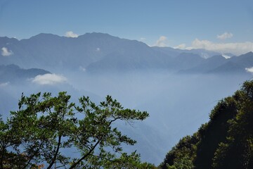 Obraz na płótnie Canvas Mountain landscape,in the National Park, Taiwan
