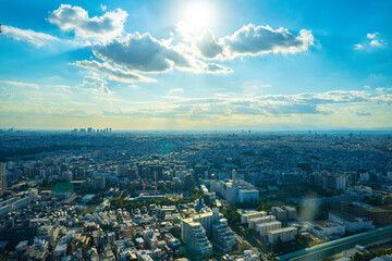 【恵比寿ガーデンプレイスより】都内景観・眺望・世田谷区の街並み