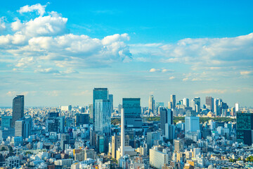 【恵比寿ガーデンプレイスより】都内景観・眺望・渋谷・新宿副都心方面