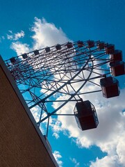 ferris wheel in the sky