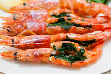 えびのハーブ焼き