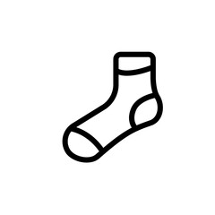 sock icon vector symbol template