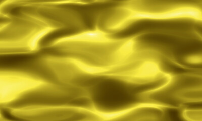 Golden fluid flowing beautiful abstract background.