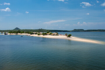 Ilha do amor em Alter do Chão Santarém no Pará.