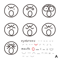 hand-drawn facial expression icon_06_a