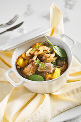 Beef and Mushroom with Potato