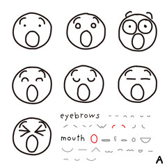 hand-drawn facial expression icon_07_a