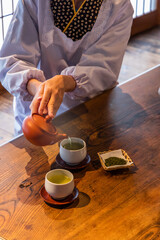 日本茶　Japanese tea set