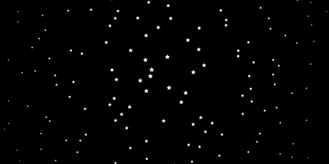 Dark Pink, Yellow vector background with colorful stars.