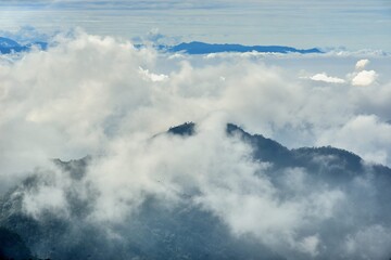 Mountain landscape-Mountain View Resort in the Taichung County,Taiwan.