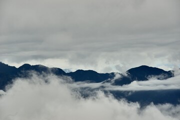 Mountain landscape-Mountain View Resort in the Taichung County,Taiwan.