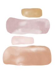 Vector abstract color art background. Watercolor texture.