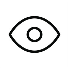 Eyes, off, outline Vector icon