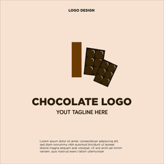 Letter I Chocolate logo template design in Vector illustration