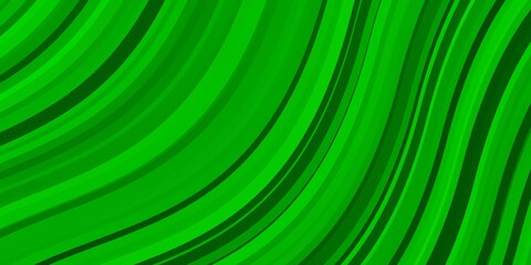 Light Green vector texture with wry lines.