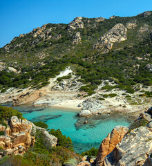 Cala Corsara, isola Spargi, Arcipelago di La Maddalena