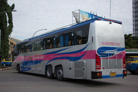  Volvo bus of Transport government company. 15 Meter Bus  route Bangkok and Maesot.