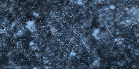 Obraz premium marble background with blue veins on a black background