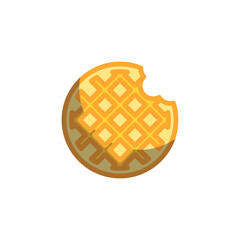 waffle icon design vector template