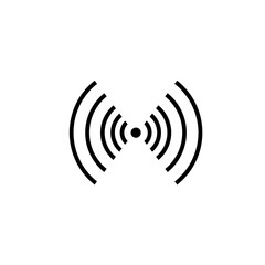 Wifi Signal Symbol Icon Illustration