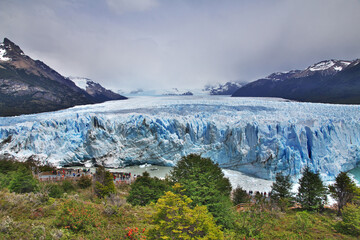 Perito Moreno Glacier close El Calafate, Patagonia, Argentina