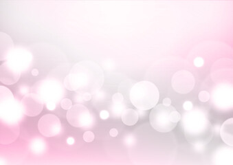 煌めく光と曲線と水玉 金色と白のグラデーション 背景素材 横型 Poster Yx2k