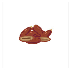 Dates Fruit Ramadan Kareem Vector