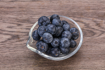 Sweet fresh juicy blueberries heap