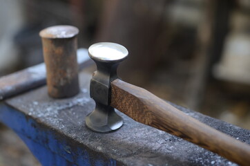Traditional craft hammer ,Thai wooden.