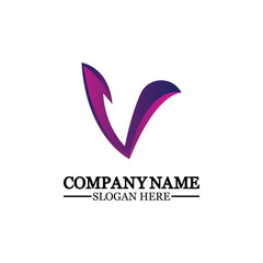 Letter V with Check Mark logo illustration design. Creative Minimal luxury emblem design. Universal elegant icon.Graphic Alphabet Symbol for Corporate Business Identity.