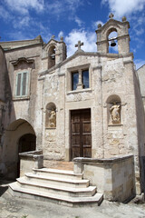 Fototapeta na wymiar St Biagio church at the Sassi of Matera, Matera, Italy