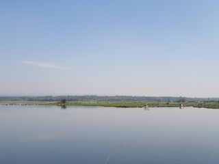 lake in the summer