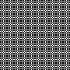 Fototapeta premium Abstract Cross Pattern Dots Logo generative computational art illustration
