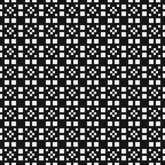 Fototapeta premium Abstract Cross Pattern Dots Logo generative computational art illustration