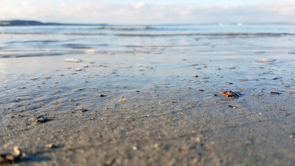 Fototapeta na wymiar Meer Sand Horizont