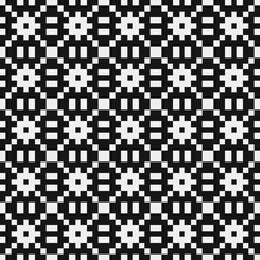 Fototapeta premium Abstract Cross Pattern Dots Logo generative computational art illustration