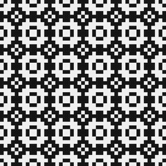 Fototapeta premium Abstract Cross Pattern Dots Logo generative computational art illustration