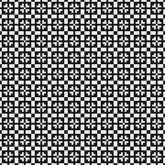 Fototapeta premium Abstract Cross Pattern Dots Logo generative computational art illustration
