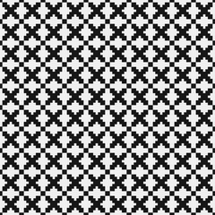 Abstract Cross Pattern Dots Logo generative computational art illustration