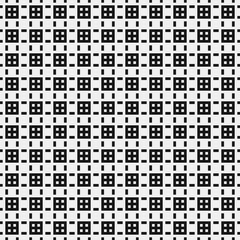 Fototapeta premium Abstract Cross Pattern Dots Logo generative computational art illustration