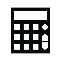 calculator icon on white background. vector eps 10