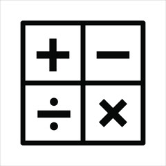 Obraz premium calculator icon on white background. vector eps 10