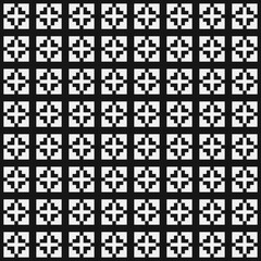 Fototapeta premium Abstract Cross Pattern Dots Logo generative computational art illustration