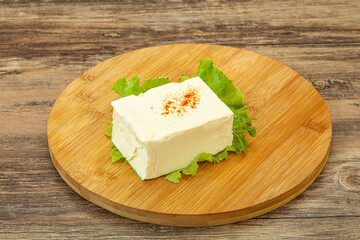 Greek traditional soft feta cheese