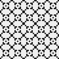 Fototapeta premium Abstract Cross Pattern Dots Logo generative computational art illustration